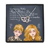 To My Amazing Mom For All The Times - Personalized Mother’s Day Mother Necklace
