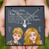 To My Amazing Mom For All The Times - Personalized Mother’s Day Mother Necklace