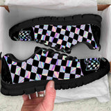 Racing Checkered Hologram Sneakers