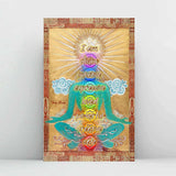 I Am Divine Intuitive Expressive - Personalized Yoga Poster