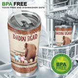 Papa Bear - Personalized Father's Day Father Tumbler