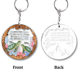 My Mommy You'll Be - Personalized Mother's Day Mother Keychain (Printed On Both Sides)