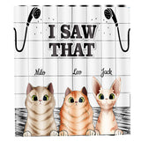 I Saw That - Personalized Dog Shower Curtain