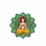 Namaste - Personalized Yoga Decal Die Cut