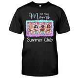 Hot Mess Moms Summer Club - Personalized Bestie T-shirt and Hoodie