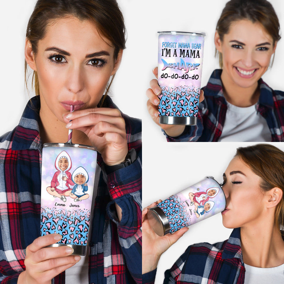 Mama Shark Do do do - Personalized Mother Tumbler