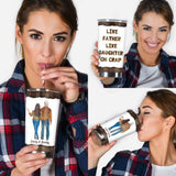 Like Father Like Daughter - Personalized Father Tumbler