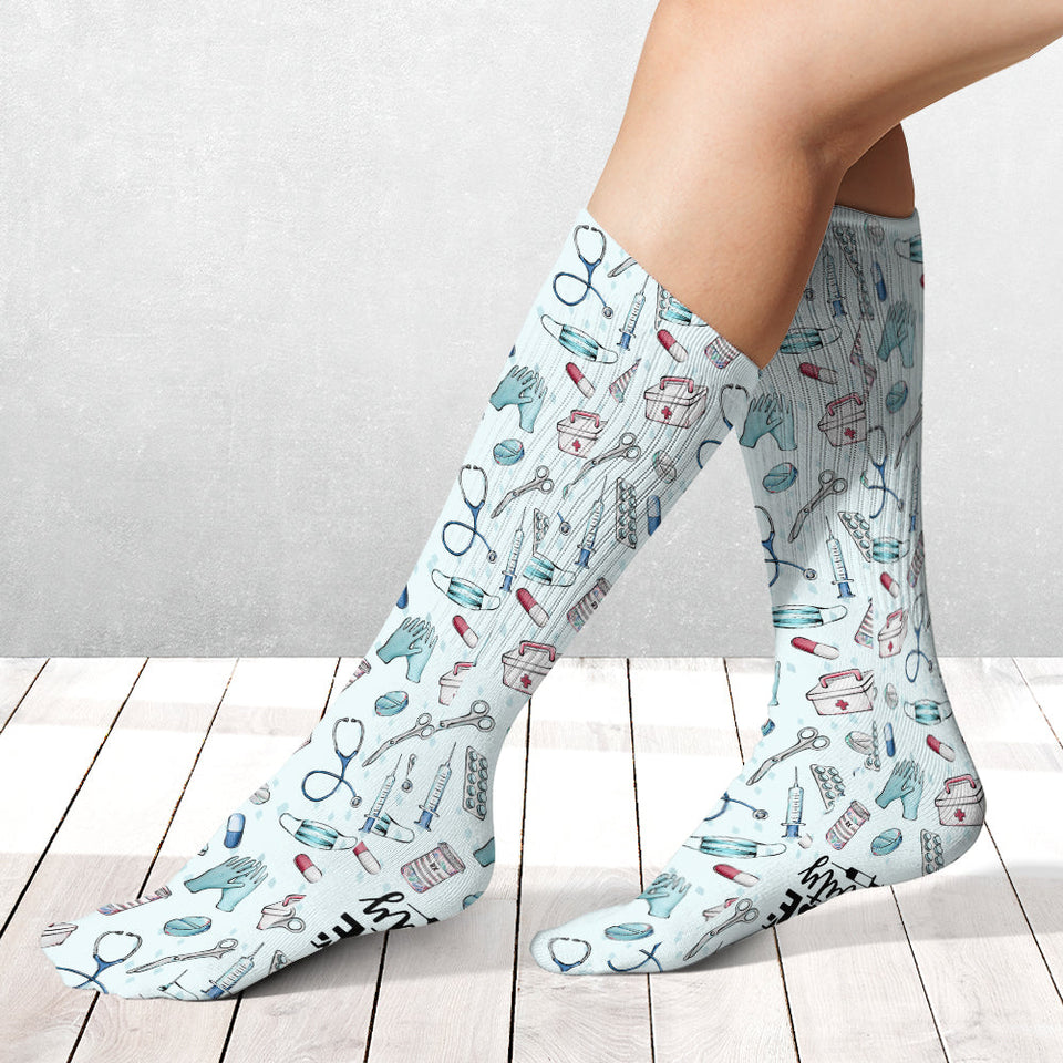 Nurse Off Duty Nurse Socks