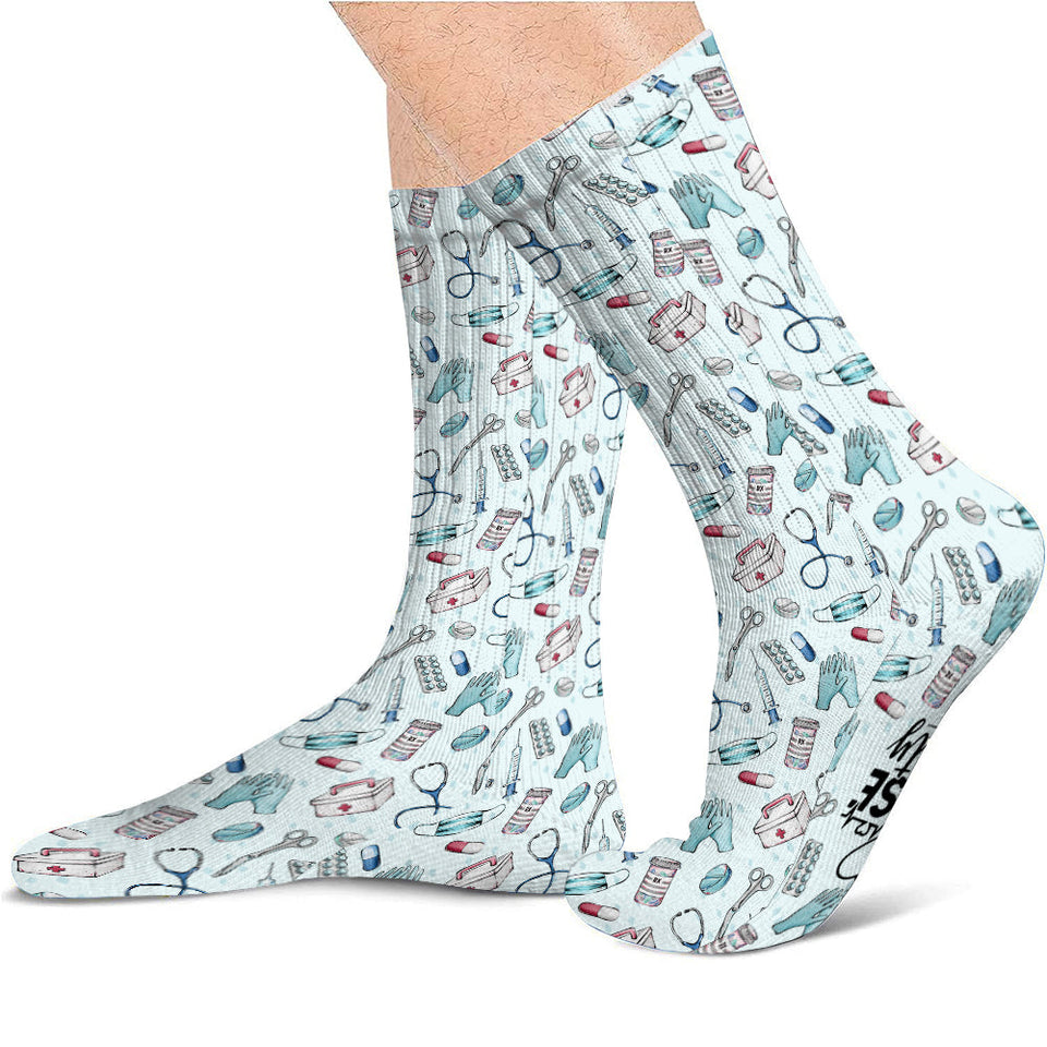 Nurse Off Duty Nurse Socks
