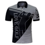 Love Golf - Personalized Golf Polo Shirt