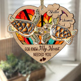 So Many In The Sea - Personalized Turtle Suncatcher