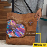 Nursing Is A Work Of Heart Personalized Tote Bag