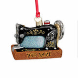 Sewing Machine - Personalized Christmas Ornament With 3D Pattern Print (Printed On Both Sides)
