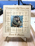 Reasons I Love You - Personalized Couple Photo Puzzle