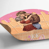 Some People Are Worth Melting For - Personalized Couple Throw Pillow