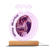 We Got This - Personalized Couple Couple Shaped Plaque Light Base