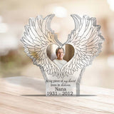 Always On My Mind - Memorial gift for who lose dad, who lose grandma, who lose grandpa, who lose husband, who lose wife, who lose daughter, who lose sister, who lose mom - Personalized Custom Shaped Acrylic Plaque
