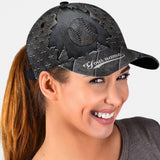 Love Baseball Personalized Cap With Printed Vent Holes