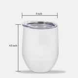 We'll Be Friends Untill We're Old & Senile - Personalized Bestie Wine Tumbler