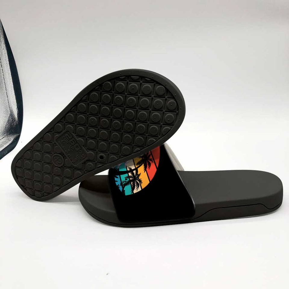 Life Is Better At The Beach - Personalized Sea Lover Slide Sandals