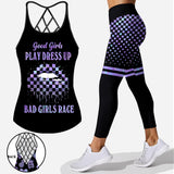 Bad Girls Race - Racing Cross Tank Top and Leggings