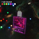 All I Want For Christmas Is You - Personalized Christmas Couple Shaped Led Acrylic Ornament