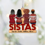 Sistas - Personalized Christmas Bestie Ornament