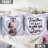 Together Since - Personalized Couple Throw Pillow