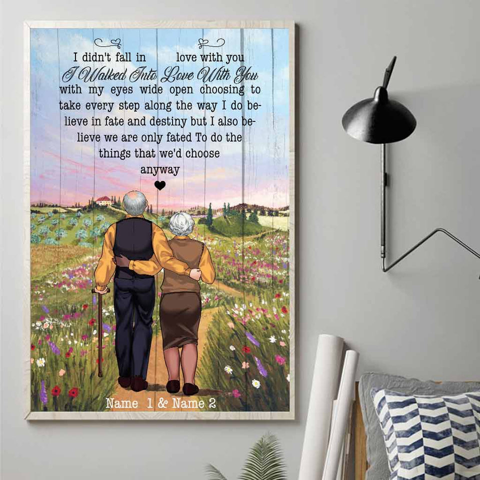 I Don't Say It Out Of Habit - Personalized Couple Poster