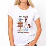 Just A Girl Who Loves Travelling - Personalized T-shirt and Hoodie