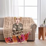Retro Mama - Personalized Mother's Day Mother Blanket