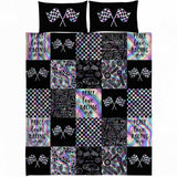 Racing Quilt Bed Set