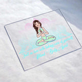 Namaste Take Care Of Thyself - Personalized Yoga Transparent Acrylic Plaque