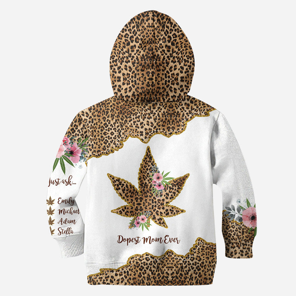 Dopest Mom Ever - Personalized Mother's Day Weed Hoodie and Leggings