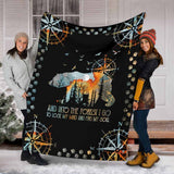 And Into The Forest I Go - Camping Blanket