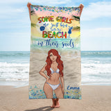 The Ocean Is Calling - Personalized Sea Lover Beach Towel