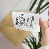 To My Dad - Personalized Father Wallet Insert Card