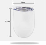 Apples Used To Be Fine - Personalized Teacher Wine Tumbler