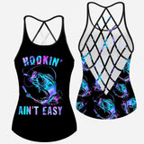 Love Fishing Girl Cross Tank Top