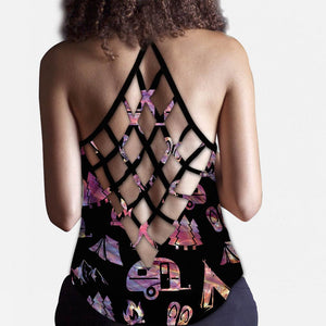 Camping Cross Tank Top