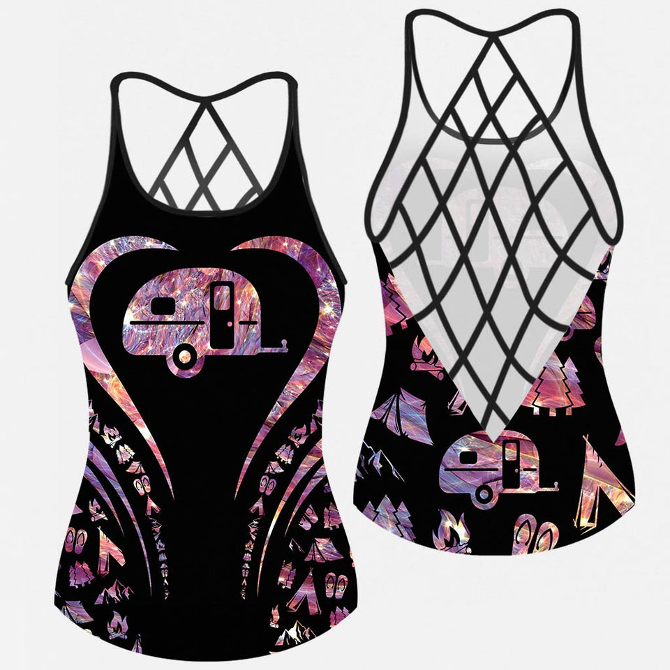 Camping Cross Tank Top