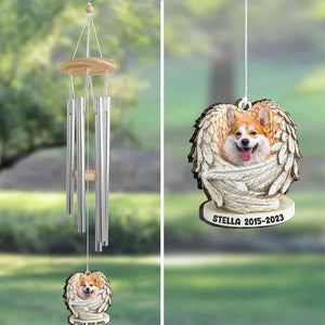 My Angel - Dog gift for who lose dog, who lose cat - Personalized Wind Chime