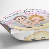 Roses Are Red Water Is Soggy - Personalized Couple Throw Pillow