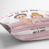 My Heart Is Yours - Personalized Couple Throw Pillow