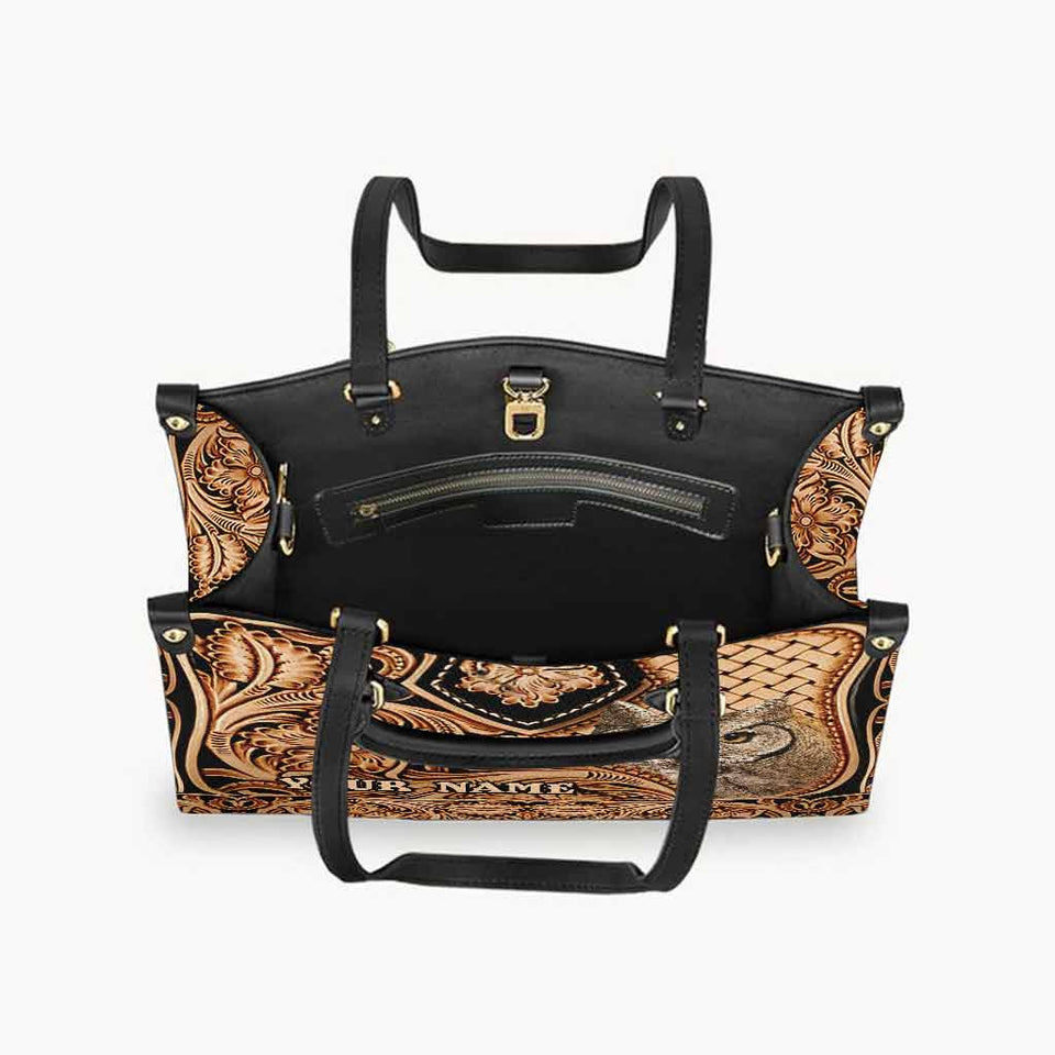 Love Owls - Personalized Leather Handbag