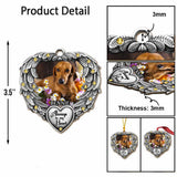 Always In My Heart - Personalized Christmas Dog Ornament (Printed On Both Sides)