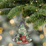 When We Get To The End Of Our Lives Together - Personalized Christmas Couple Wooden Card Pop Out Ornament