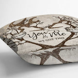 You And Me We Got This - Personalized Couple Hunting Throw Pillow