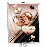 Forever And Always - Personalized Couple Blanket