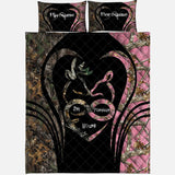I’m Forever - Personalized Couple Hunting Quilt Set